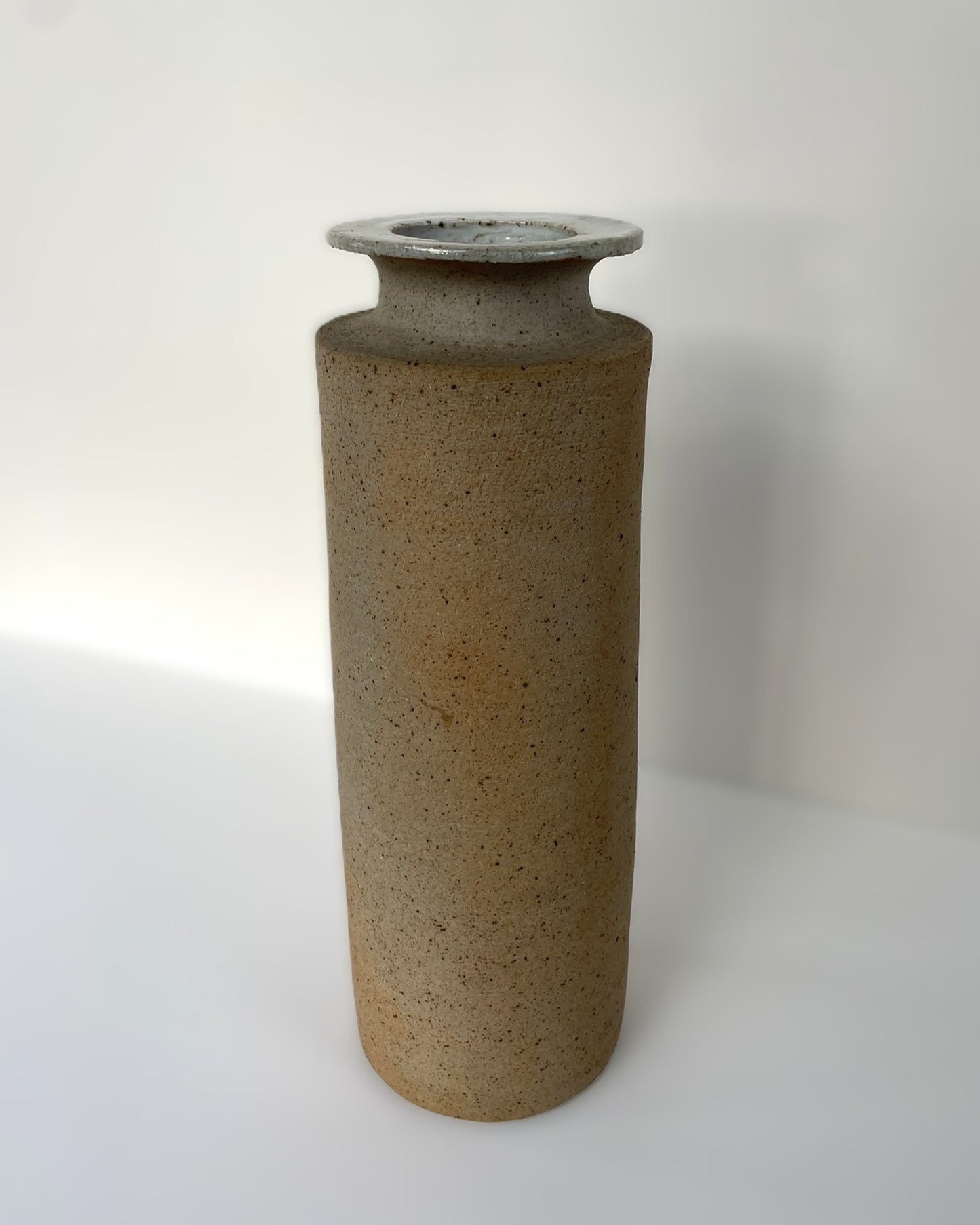 Cylindrical Stoneware Vase by Derrek Davis
