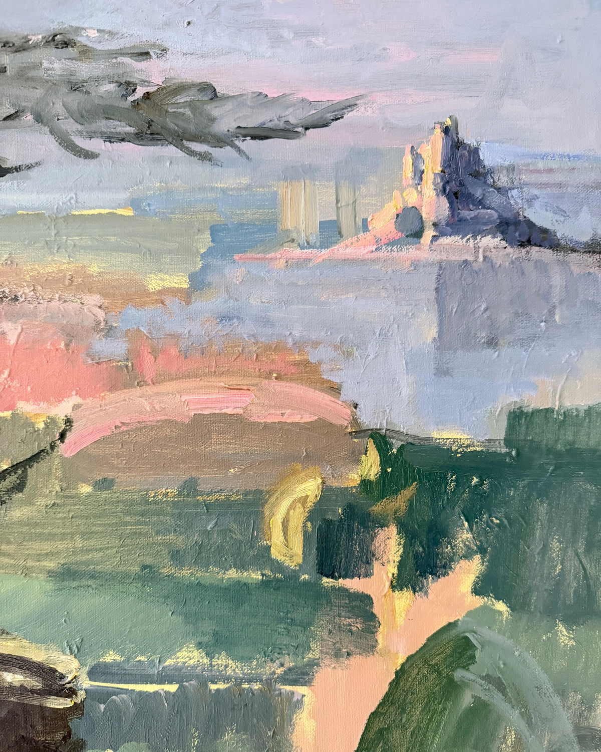 St Michael's Mount Oil on Canvas by Patricia Algar (1913-2013)