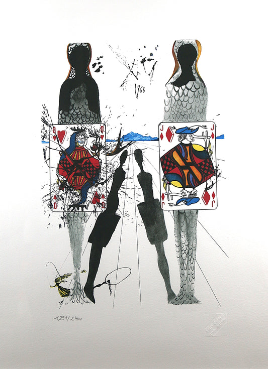 Salvador Dalí - The Queen's Croquet Ground, 1984