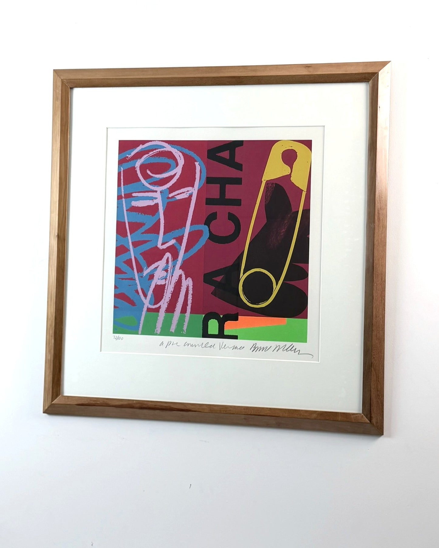 Room for Change (1994) Screenprint on Handmade Wove Paper by Bruce McLean