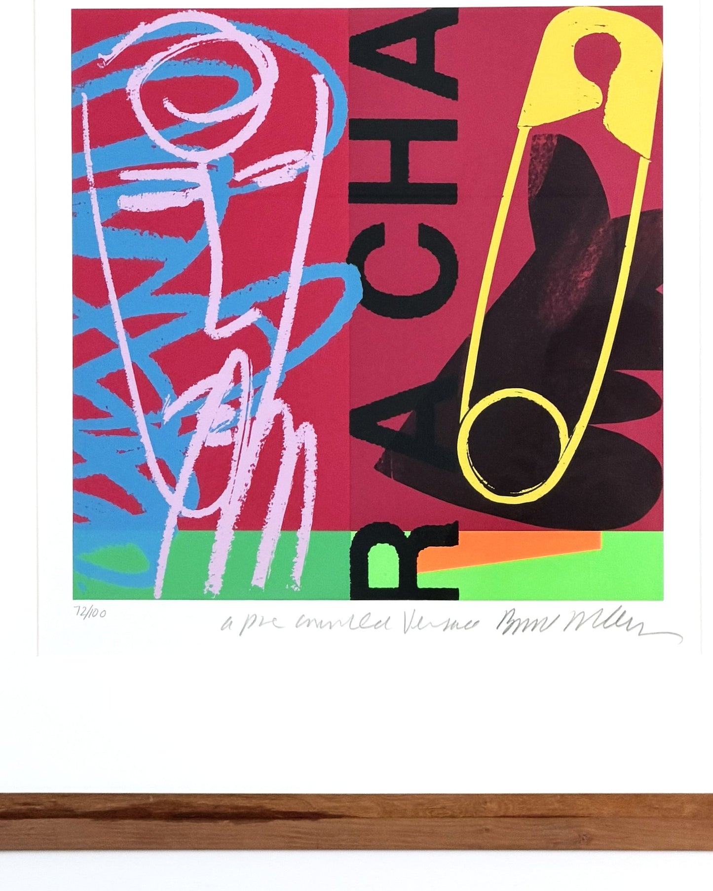 Room for Change (1994) Screenprint on Handmade Wove Paper by Bruce McLean