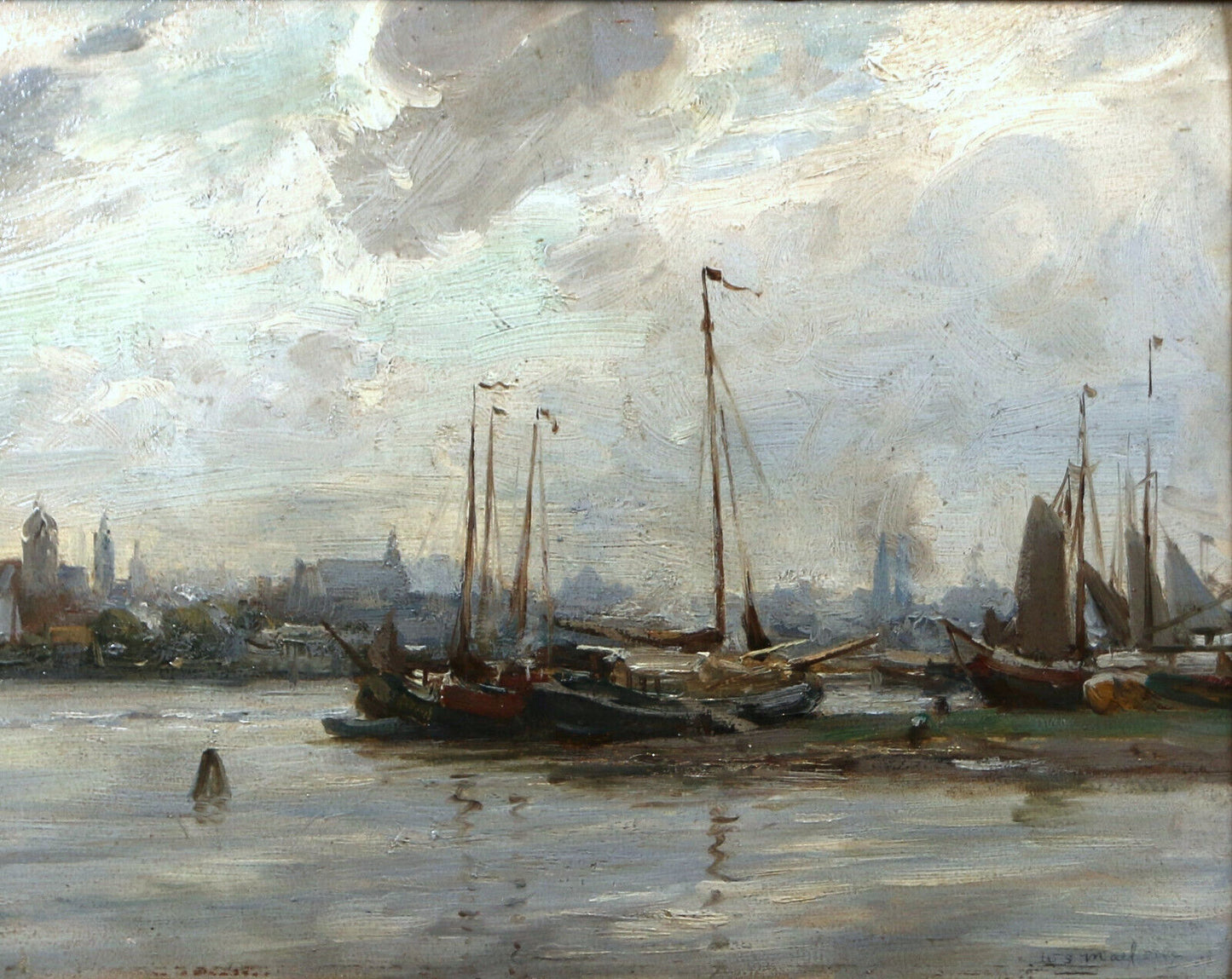 William Stewart MacGeorge RSA (1861-1931) Scottish Impressionist Oil Painting