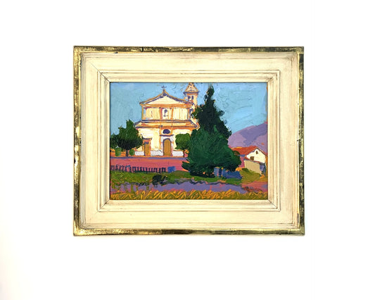 Tuscan Church – Original Oil Painting by Gregory Alexander